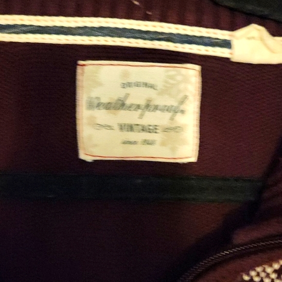 Mens  Sweater Weatherproof Vintage Heavyweight Quarter Zip Pullover size X Large - Picture 2 of 4